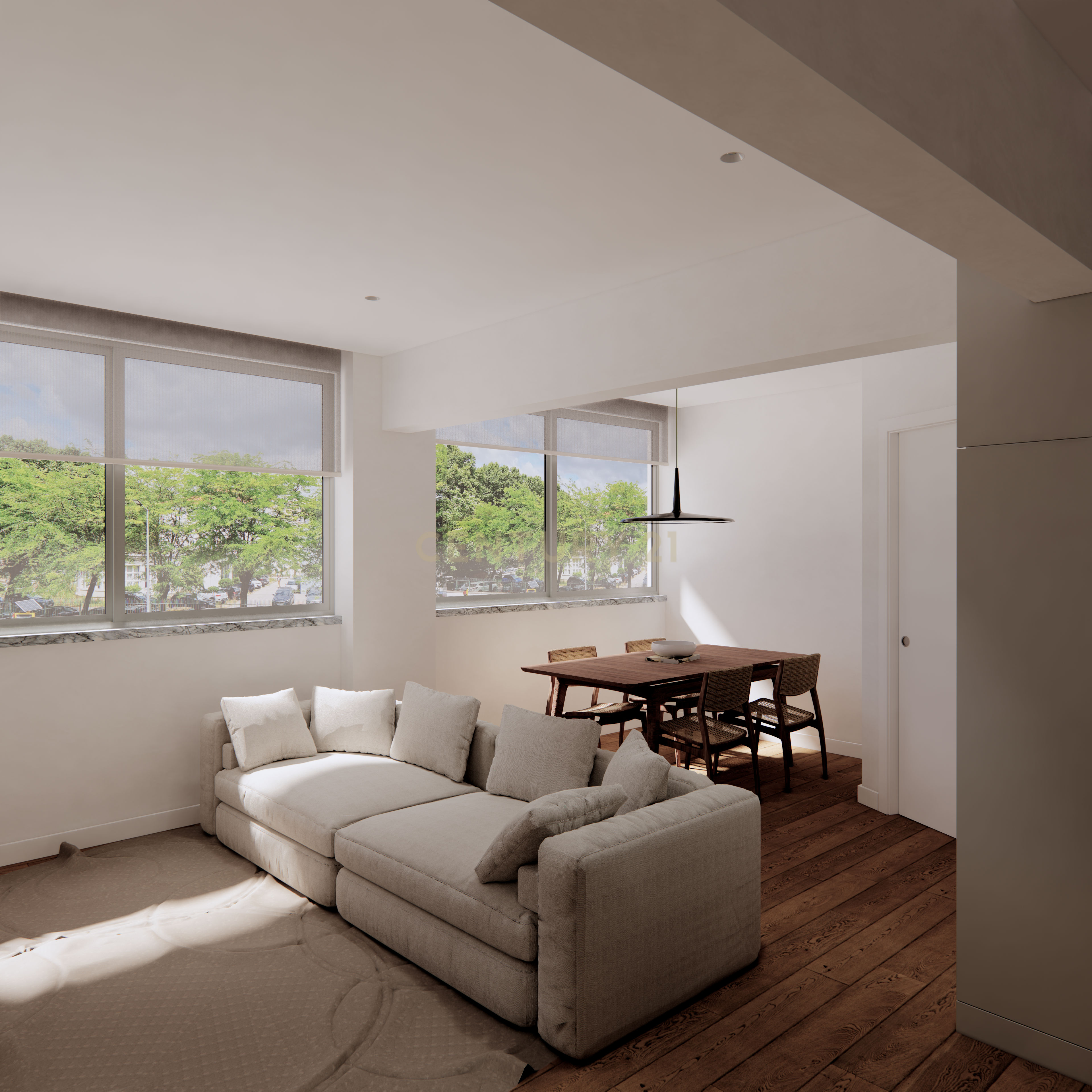 Apartamento T2 totalmente remodelado com varanda- 1º andar - Image 1